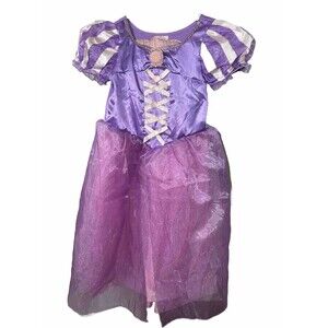 Disney Collection Tangled Rapunzel Girls Dress/Halloween Costume~size 7-8 Mm16